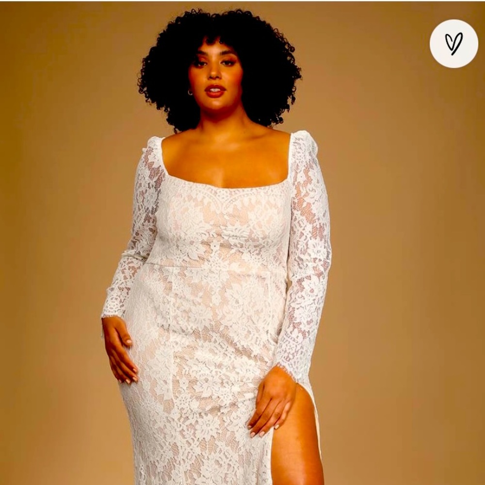 Lulu’s Wedding dress-never worn. Ordered in a diff size